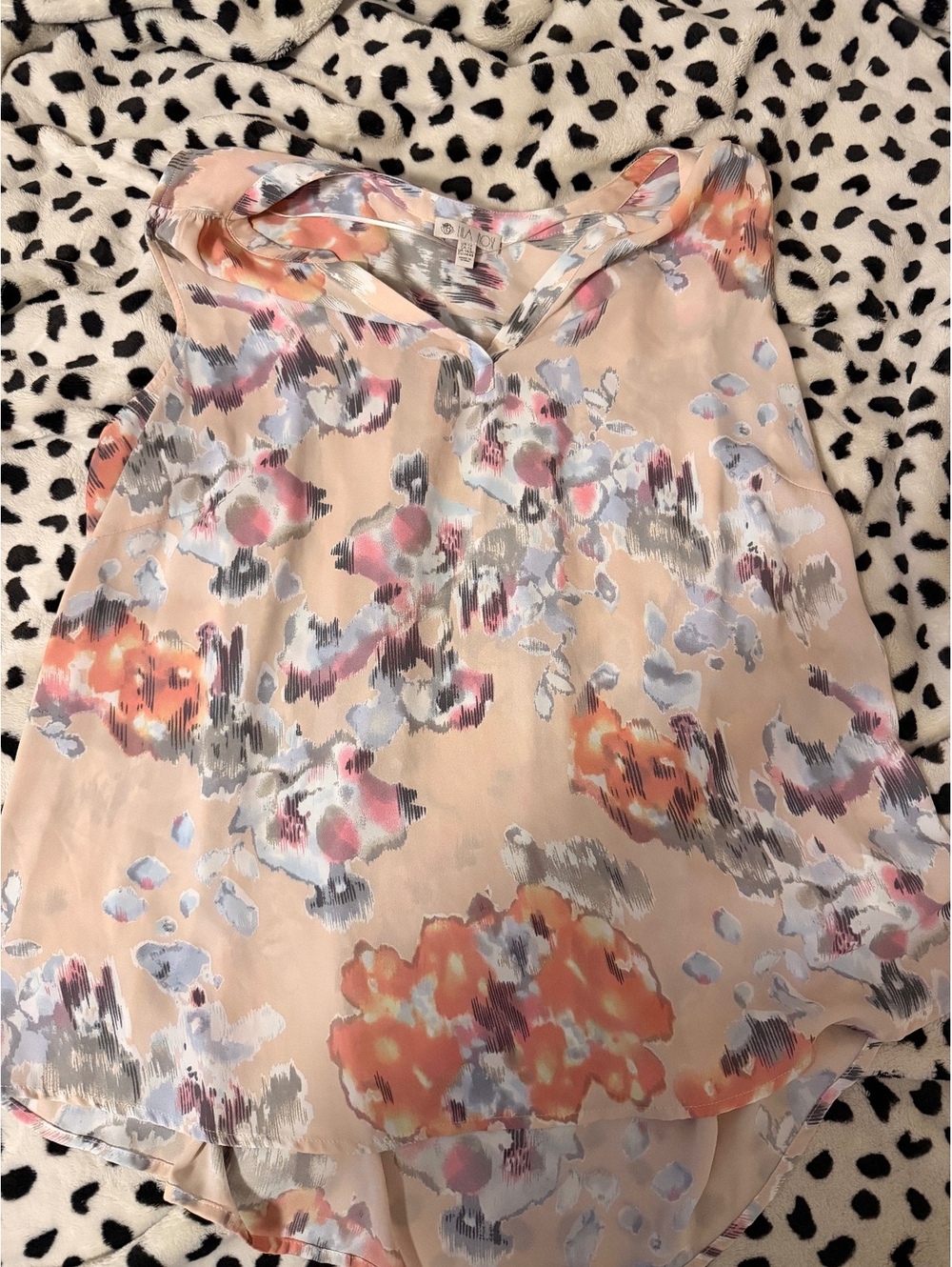 Lila Rose Women's Sleeveless Floral Blouse Size 1X